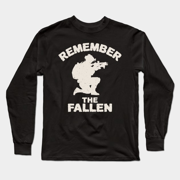 Remember The Fallen Long Sleeve T-Shirt by Etopix